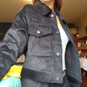 Corduroy Abercrombie and Fitch Trucker Jacket